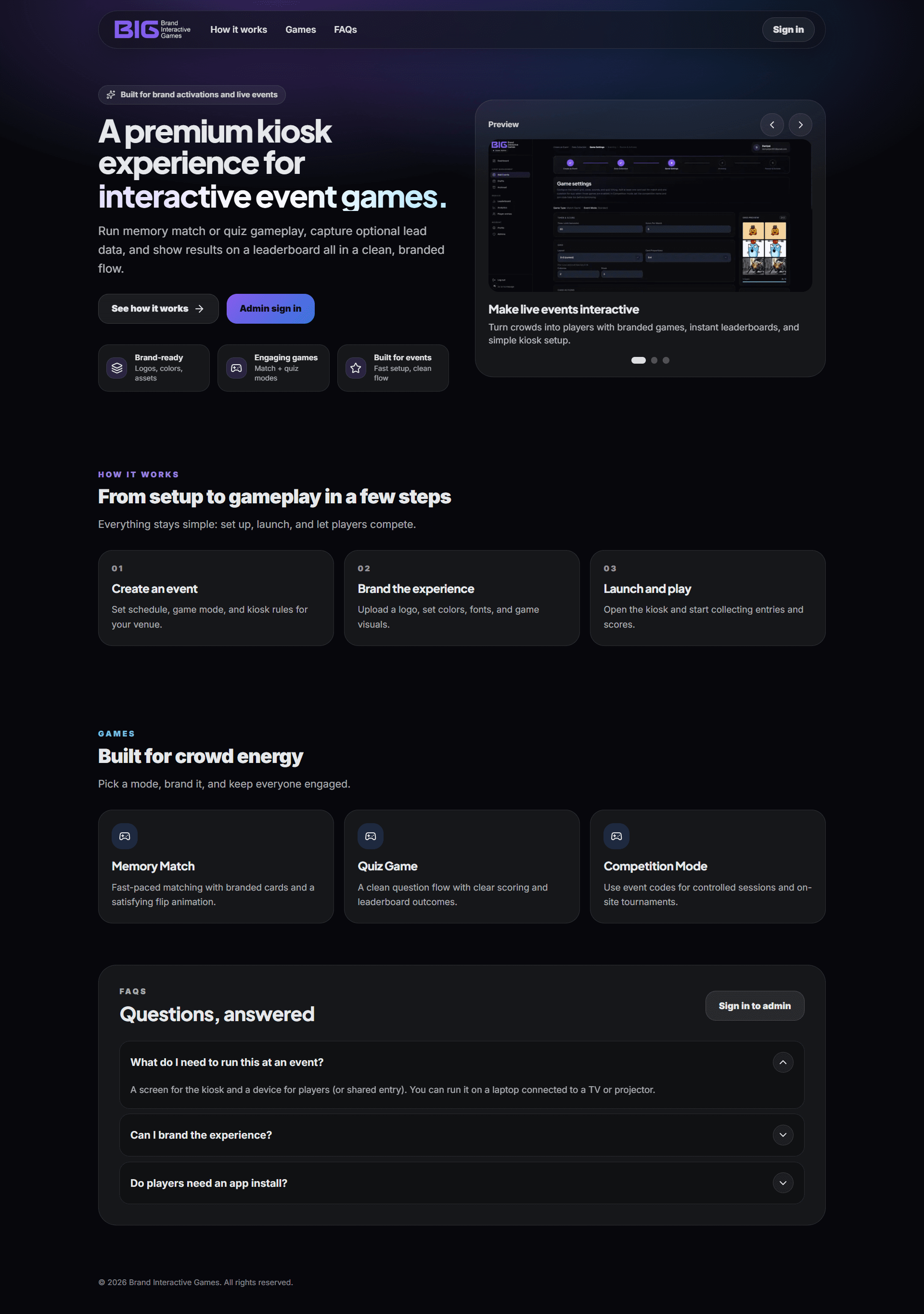 Brand Interactive Games screenshot 1